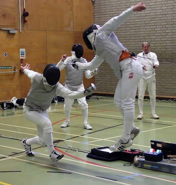 15km walk(Adrian) v high jump(Mark)